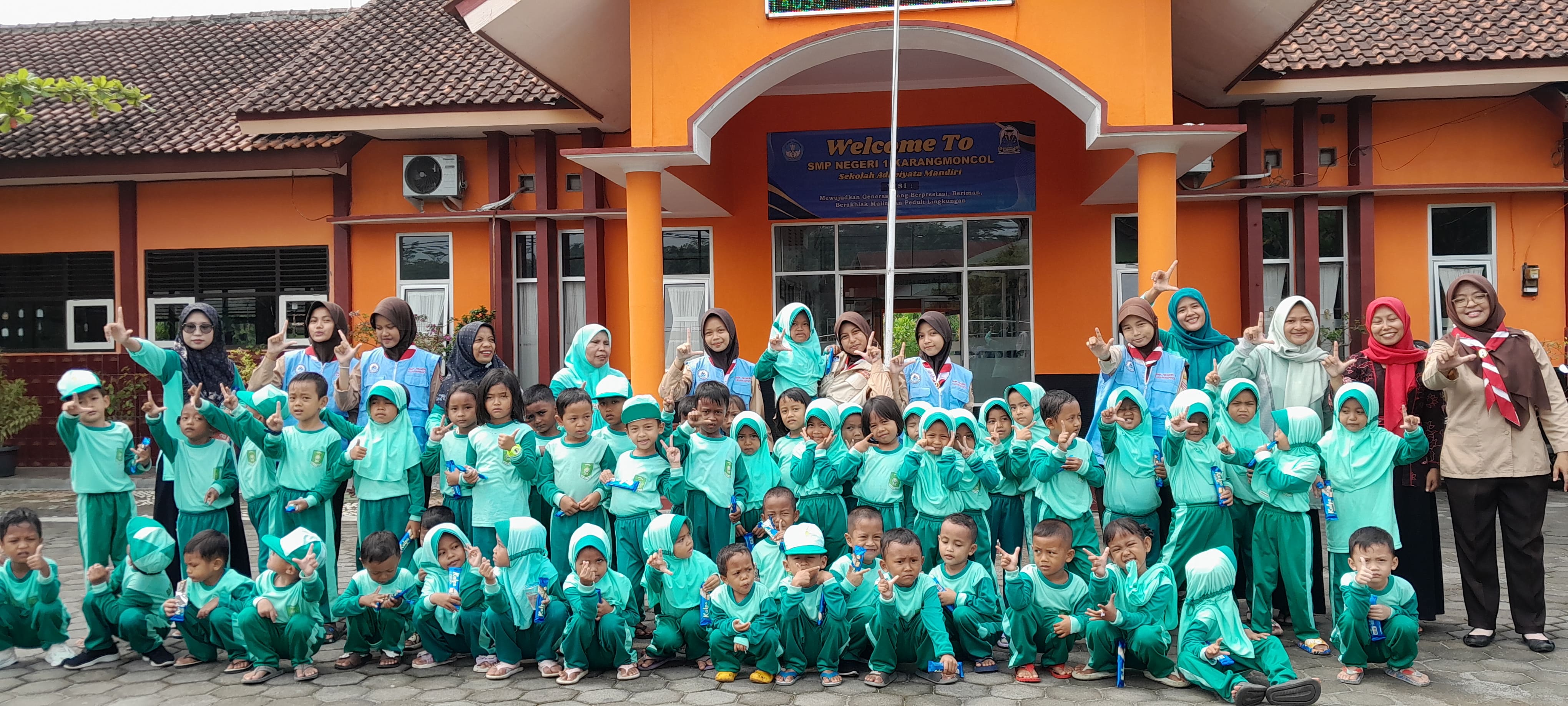 Kunjungan RA Pekiringan ke Perpustakaan Cemerlang